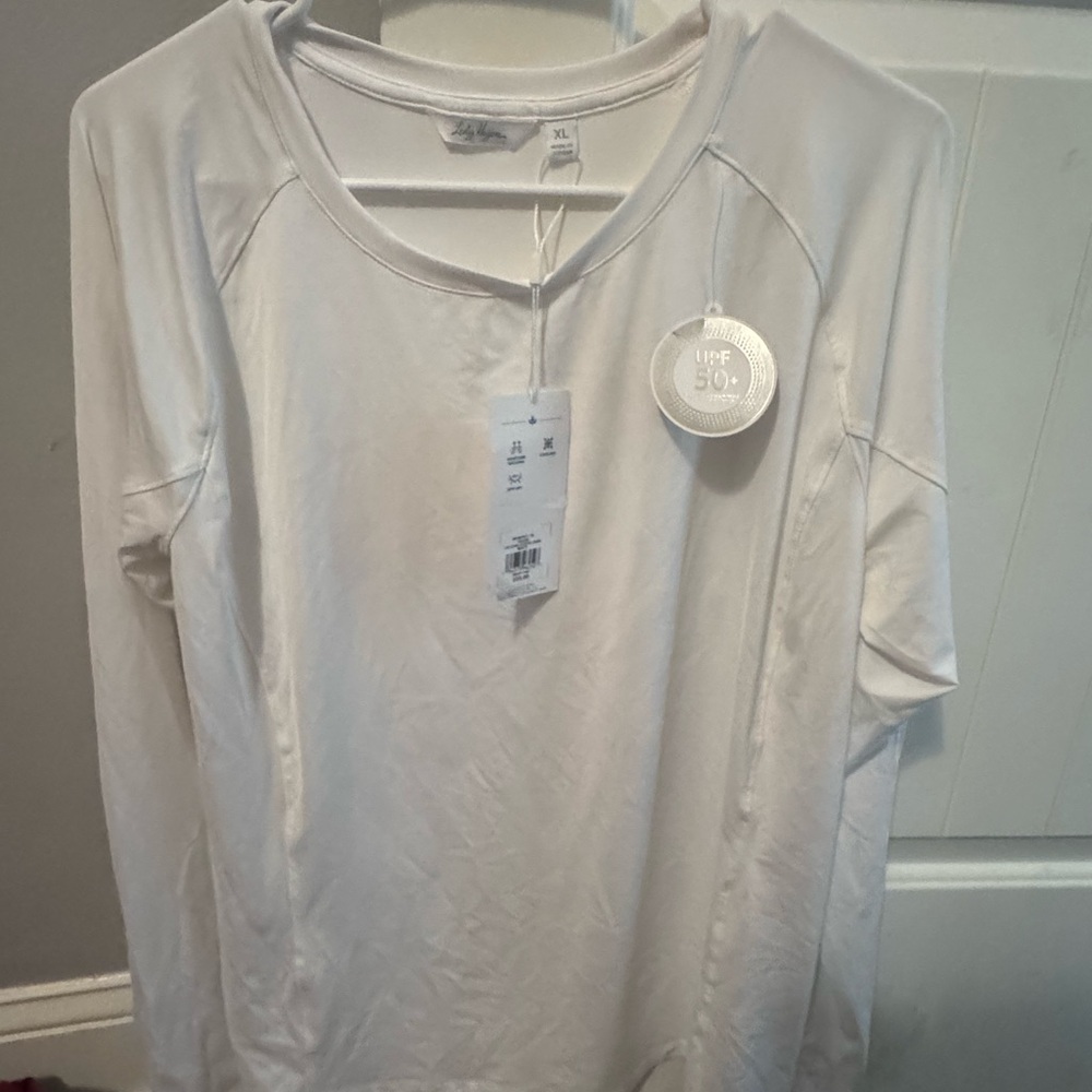 Lady Hagen Cream Long Sleeve Top